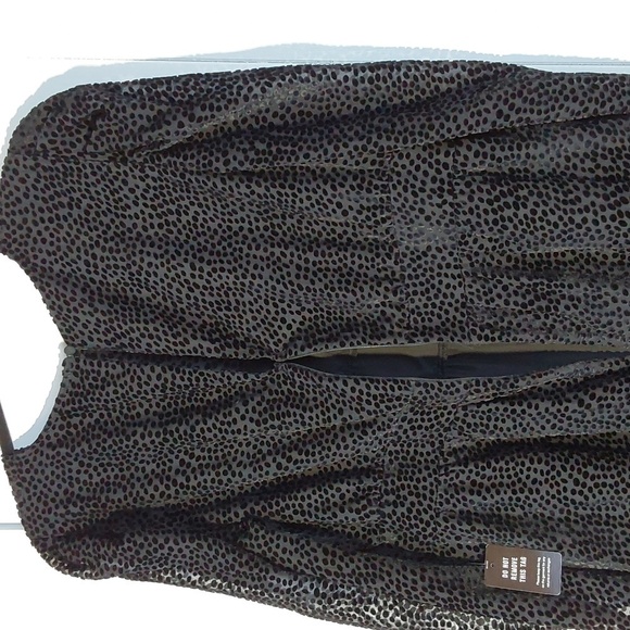 Express- Black Swiss Dot texture Semi Sheer Dress Mod edgy Whimsical Sz.L - Picture 10 of 13